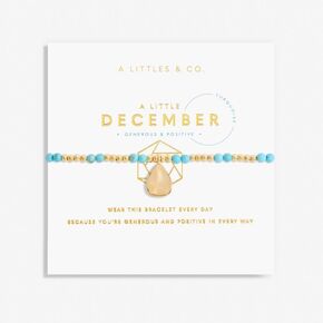 A Little Gold Birthday Birthstone Month Stretch Women's Adjustable Bracelet