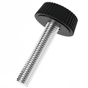 NACX M5 x 20mm Male Thread Knurled Thumb Screw Grip Knobs Thumbscrew, Carbon Steel, 70Pcs