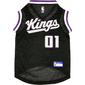 Pets First NBA Sacramento Kings Mesh Dog Jersey, Medium