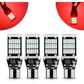 4 PCS T15 4014 45SMD LED Reverse Light, 6500K 800LM Car Turn Signal Bulbs, Backup Light Bulbs High Brightness Brake Light for Most Cars Trucks RVs (Blue)