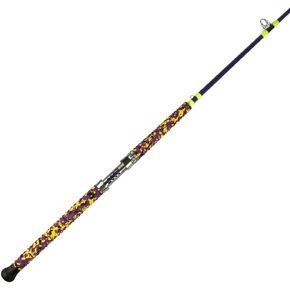 Catfish Fishing Rods, 7'6" One-Piece Glow with Black Light Ancient Mariner Albatross Catfishing Casting Rod, Medium Heavy in Kuwait