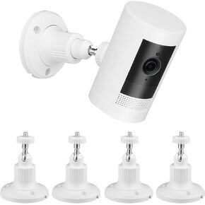 Wall Mount Compatible with Stick Up Cam Wired/Battery and Indoor Cam HD (1st Gen) Security Camera,360 Degree Adjustable Mounting Bracket for Camera with 1/4 Screw Connector (4pcs) in Saudi Arabia