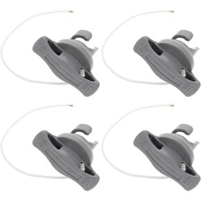 SEWACC 4pcs Air Valve Inflatable Boat Spiral Air Plugs Replacement Kayak Screw Valve Cover for Rubber Dinghy Raft Kayak Boat Pool Parts