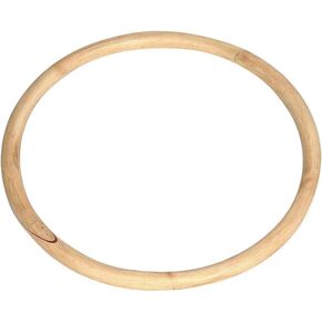 A ALFEEL Wing Chun Rattan Ring ( 11 Inch ) Natural Wood Wing Tsun Kung Fu Wrist Hand Legs Strength Martial Arts Training Equipment