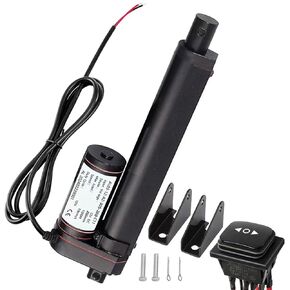 محرك خطي URANT مقاس 8 بوصات، سرعة عالية 1000 نيوتن 10 مم/ ثانية، محرك خطي شديد التحمل 12 فولت، مفتاح مقاوم للماء لحظي مع دعامة تثبيت لفتحة باب كهربائية للسيارات RV (200 مم) in Kuwait