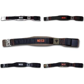 NoCo Premium Lifting Belt with Ab-Plate Technology - Front & Back Support, Quick Adjustment - Contoured Design for Optimal Comfort - Weightlifting, Strength Training, Deadlifts & Squats
