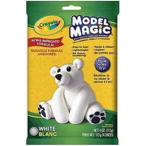 Crayola Model Magic White 4 oz. Each [Pack of 4 ]