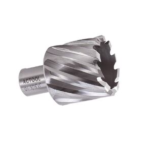 ACTOOL 1-9/16" Diameter × 1" Depth of Cut HSS ANNULAR Cutter with 3/4'' Weldon Shank