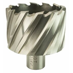 Steel Dragon Tools 2-1/4" x 1" High Speed Steel Annular Cutter with 3/4" Weldon Shank