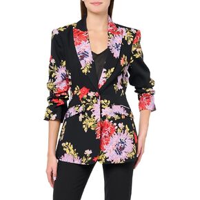 Cinq à Sept Women's Dark Chrysanthemum Scrunched Cheynne Blazer