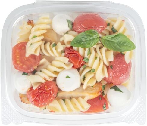 Restaurantware Thermo Tek 24 Ounce Deli Food Containers 100 Anti-Fog Hinged Lid Containers - Freezable Rectangle Clear Plastic To Go Food Containers Disposable in Kuwait