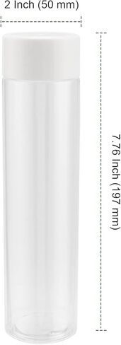 PINGEUI 20 Pack 12 OZ (350 ml) Clear PET Plastic Juice Bottles with White Lids, Empty Plastic Juice Bottles, Reusable Plastic Drink Bottles Bulk for Storing Smoothie, Juice in Kuwait