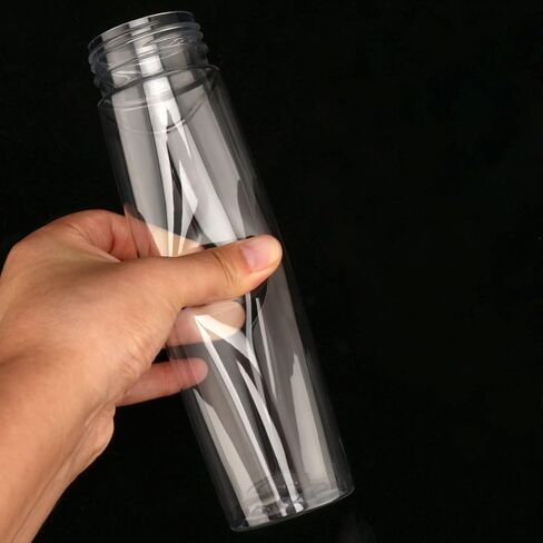 PINGEUI 20 Pack 12 OZ (350 ml) Clear PET Plastic Juice Bottles with White Lids, Empty Plastic Juice Bottles, Reusable Plastic Drink Bottles Bulk for Storing Smoothie, Juice in Kuwait