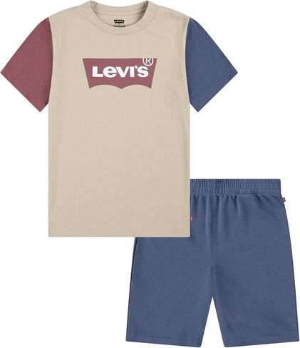 Levi's Boys Graphic T-shirt and Shorts 2-piece Outfit SetSet in Saudi Arabia