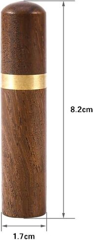 Portable Wood Toothpick Holder, Mini Toothpick Box Pocket Toothpick Holder Wooden Tooth Pick Holder Toothpick Carrying Case Travel Portable Toothpick Dispenser Bucket for Women and Men(#1) in Saudi Arabia