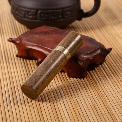 Portable Wood Toothpick Holder, Mini Toothpick Box Pocket Toothpick Holder Wooden Tooth Pick Holder Toothpick Carrying Case Travel Portable Toothpick Dispenser Bucket for Women and Men(#1) in Saudi Arabia