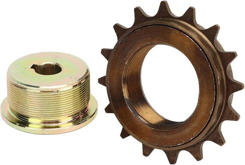 PenRux Freewheel Left Drive Adapter Kit, Professional Long Use Life Sturdy Construction Iron Bicycle Freewheel High Strength for MY1016Z MY1016 MY1018 MY1020 (16T Sprocket) in Saudi Arabia