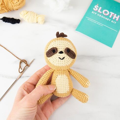 Gift Republic New Kawaii Krochet - طقم كروشيه الكسلان DIY in Saudi Arabia