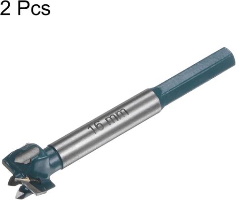 HARFINGTON 2pcs Forstner Drill Bit 38mm (1-1/2") Carbide Forstner Bits Wood Hinge Hole Opener Cutter with Hex Shank for Woodworking Drilling in Saudi Arabia