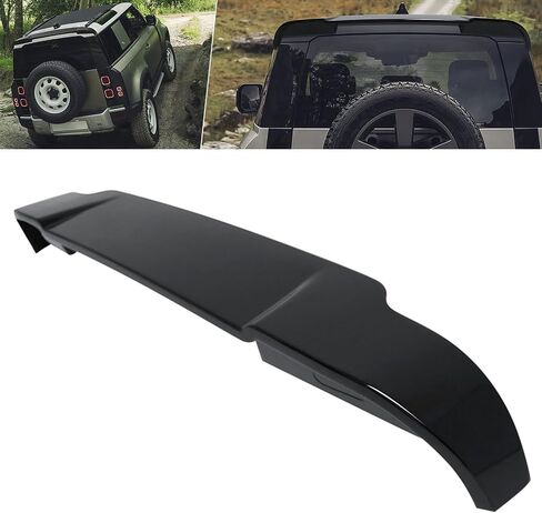 MotorFansClub Rear Tail Spoiler Wing Trunk Lip Fit for Land Rover Defender 90 Defender 110 130 2020 2021 2022 2023 Rear Trunk Roof Spoiler Glossy Black in Saudi Arabia