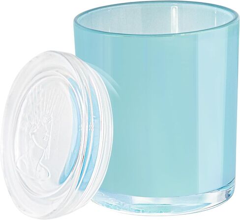 HDKIC 6 Pack Glass Candle Jars,13.4oz White Empty Candle Jars Bulk Candle Containers Jars for Making Candles in Saudi Arabia