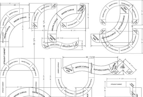 Childcraft 1463990 مشكل الفضاء الداخلي، خشب/أكريليك، 36-3/4 بوصة × 14-1/4 بوصة × 30 بوصة، لون خشبي طبيعي in Kuwait