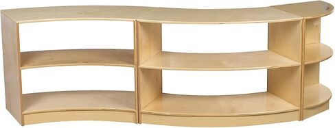 Childcraft 1463990 مشكل الفضاء الداخلي، خشب/أكريليك، 36-3/4 بوصة × 14-1/4 بوصة × 30 بوصة، لون خشبي طبيعي in Kuwait