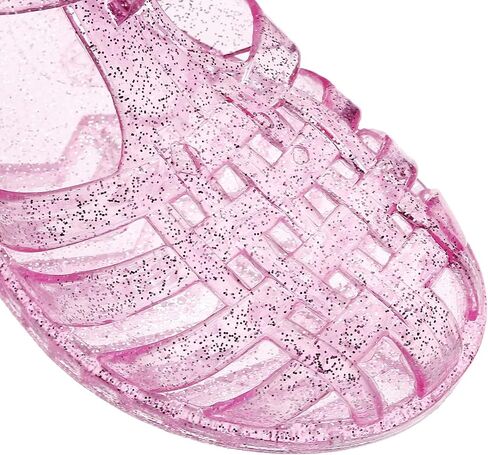 ursloole Toddler Girls Jelly Shoes Soft Unisex-Child Boys Jellies Sandals Rubber Sole Closed Toe Beach Summer Mary Jane Kids Princess Dress Flat in Saudi Arabia