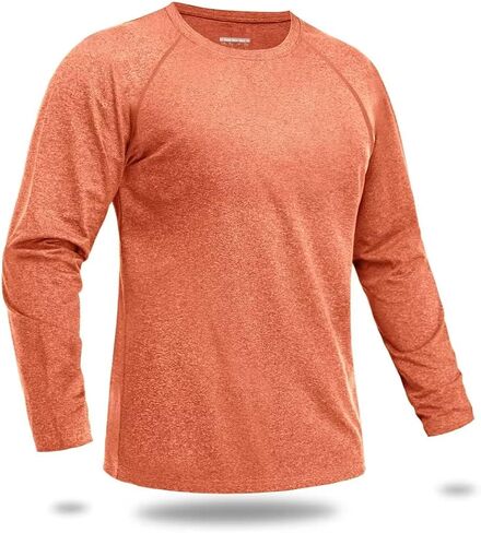 قمصان Boladeci الرجالية للحماية من الطفح الجلدي مع غطاء للرأس وأكمام طويلة بعامل حماية من أشعة الشمس 50+ للحماية من الشمس، قمصان سباحة سريعة الجفاف بعامل حماية من الشمس للرجال in Kuwait