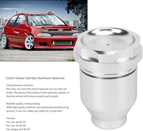 Acouto Clutch Master Cylinder Aluminum Reservoir Brake Clutch Pump Oil Tank for Civic EG EK Integra DC2 Clutch Master Cylinder Oil Tank in Saudi Arabia