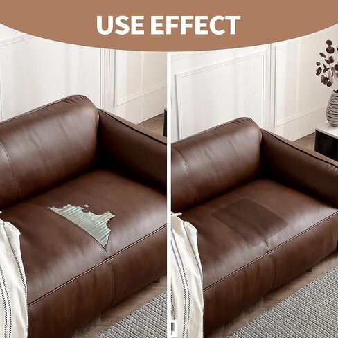 رقعة إصلاح جلدية من ONine، رقعة أريكة ذاتية اللصق، جلد خدش متوفر متعدد الألوان مقاس 8 × 11 بوصة قابل للتقشير واللصق للأرائك ومقاعد السيارات وسترات حقائب اليد (رمادي 2.0) in Kuwait