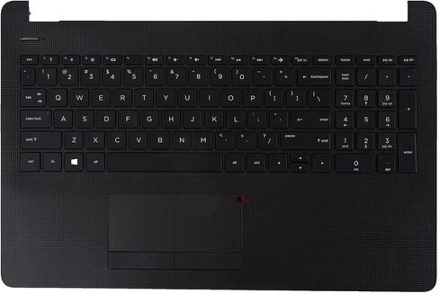 بديل لجهاز الكمبيوتر المحمول HP 15-BS 15-BW 15T-BR 15T-BS حافظة علوية Palmrest لوحة اللمس لوحة المفاتيح 925008-001 Jet Black in Kuwait