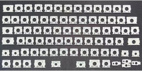 استبدال كامل لوحة المفاتيح المفصلي Keycap مفاتيح مقص كليب المفصلي مجموعة متوافقة مع MacBook Pro/Air Retina 14/15/16 بوصة موديل A2442 A2485 A2681 A2779 A2780 A2941 A2918 A2992 A2991 2022-2023 Year in Saudi Arabia