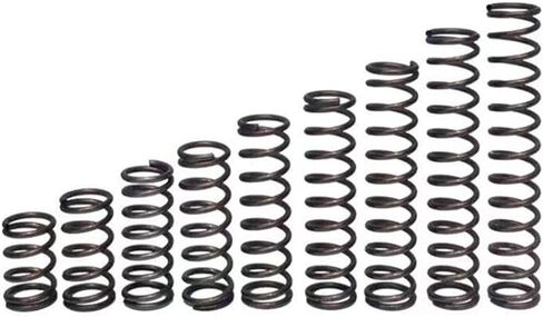 10PCS Compression Spring Stainless Steel Spring for Motor Equipment and Household Appliances 2mm Wire Size 22mm OD 100mm Length?Silver? in Saudi Arabia