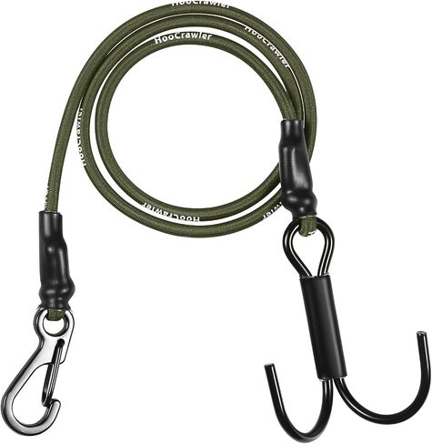 RC Crawler Kinetic Winch Strap, Escape Rope, Rescue Trailer Hook for 1/8 1/10 LCG Chassis Axial SCX10 I II Capra RR10 TRX4 (Dark Night Green) in Saudi Arabia