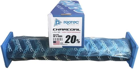 PROTEC 20% 20 بوصة X100FT فحم 1 طبقة عالية الأداء لفيلم النوافذ in Kuwait
