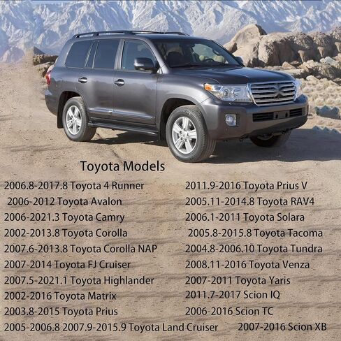 Set of 4 TPMS Tire Pressure Sensors 315MHz Compatible with 2003-2022 Some Lexus Models 2007.9-2015.9 Land Cruiser 2008-2010 Pontiac Vibe Replaces 4260733021 4260733011 426070C010 in Kuwait