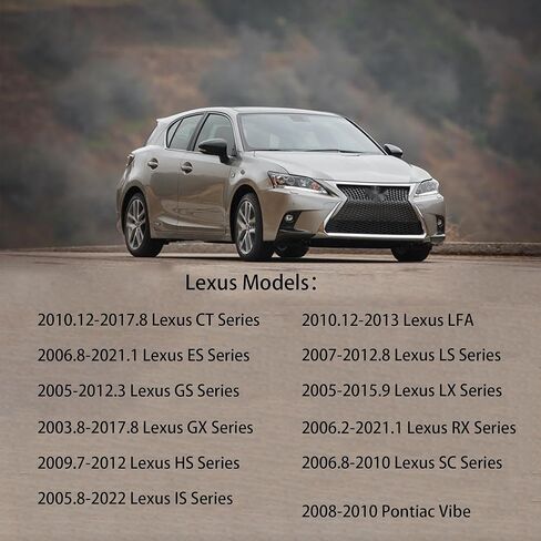 Set of 4 TPMS Tire Pressure Sensors 315MHz Compatible with 2003-2022 Some Lexus Models 2007.9-2015.9 Land Cruiser 2008-2010 Pontiac Vibe Replaces 4260733021 4260733011 426070C010 in Kuwait