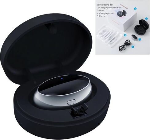Anti Snoring Devices Electric, Electric Anti Snoring Bean, Snoring Sleep Device, Easy to use Portable Three Speed Adjustment, Suitable for People with Difficulty Breathing During Sleep (Black) in Saudi Arabia