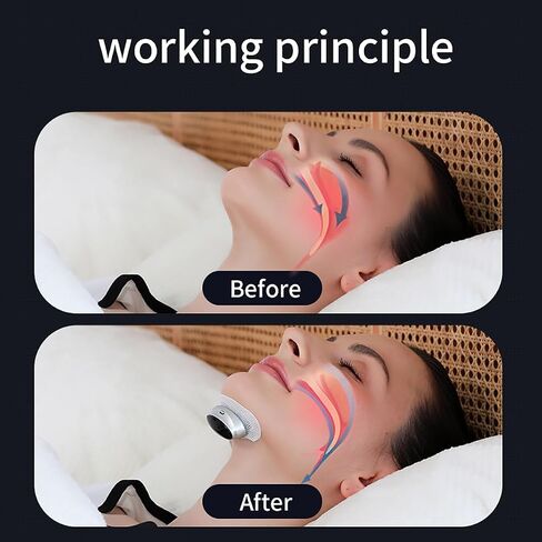 Anti Snoring Devices Electric, Electric Anti Snoring Bean, Snoring Sleep Device, Easy to use Portable Three Speed Adjustment, Suitable for People with Difficulty Breathing During Sleep (Black) in Saudi Arabia