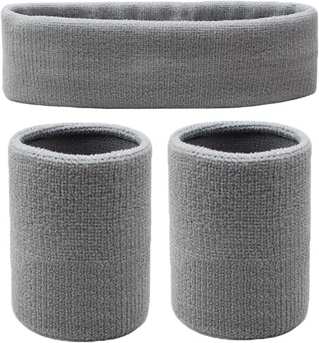 FAVORPACK Men's 3.2-inch High-Performing Sports Wristbands 4-Pack in Saudi Arabia