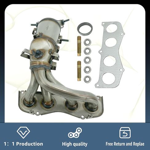 Proxlex Catalytic Converter Assembly Compatible With 2004-2005 Toyota Rav4, 2005-2006 Scion tC 2.4L Replaces# 25051-28430, 25051-28220 in Saudi Arabia