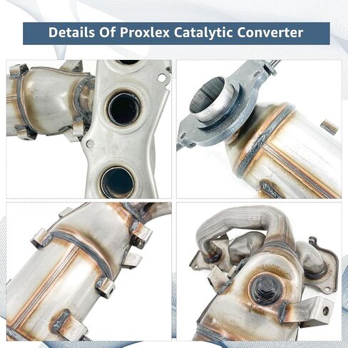Proxlex Catalytic Converter Assembly Compatible With 2004-2005 Toyota Rav4, 2005-2006 Scion tC 2.4L Replaces# 25051-28430, 25051-28220 in Saudi Arabia