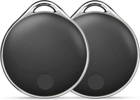 LINKSTYLE NIJITAG Smart Tag Bluetooth Key Tracker for Dogs, Cats, Cars, Wallet, Luggage, Item Finder with Unlimited Range Tracking Within Apple’s Find My app - iOS Devices only (Pearl White - 4Pack) in Saudi Arabia