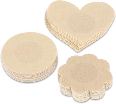 Sibba Breast Covers 60 Pcs Disposable Petals Sticky Breathable Chest Patch No Show Bra Pad Body Coverings Pasties Lingerie Accessories Coverings Fit Women, Travel, Daliy Use in Saudi Arabia