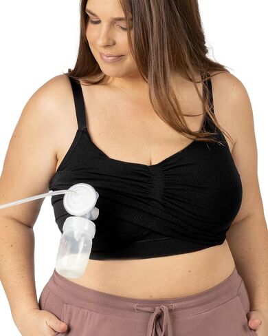 Kindred Bravely Sleep Pumping Bra & Sublime Nursing Bra Bundle (Black, X-Large-Busty) in Saudi Arabia