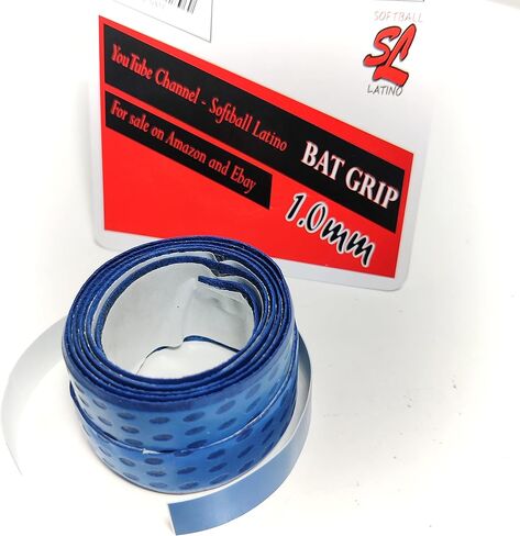 Softbal Latino. Bat Grip Tape Blue Color (R.Dominicana Flag) Anti-Slip. Cinta de agarre para Bates de Baseball y Softball antiresbalante (Bandera de R.Dominicana) in Saudi Arabia
