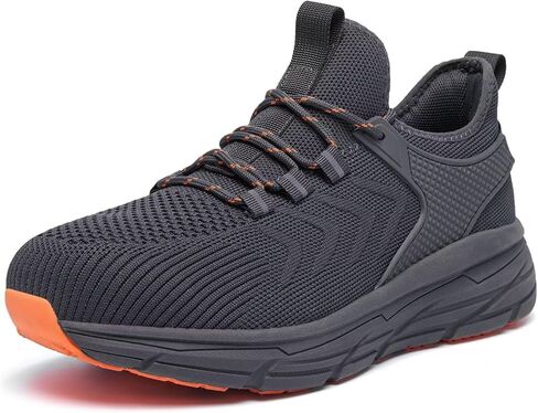 Steel Toe Shoes for Men Women Lightweight Comfortable Safety Shoe Steel Toe Sneakers Slip-On Work Shoes Size 8-14 in Saudi Arabia