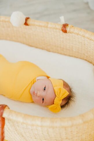 Copper Pearl Baby Bows: Stylish Headbands for Baby Girls, Premium Soft and Stretchy Baby Headbands, Perfect for Newborns, Trendy Designs - Atlantic in Saudi Arabia
