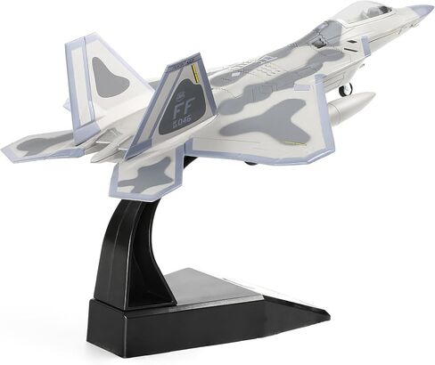 NUOTIE F22 Raptor 1/100 مقياس Diecast Metal Fighter Jet نموذج الشبح القتالية طائرة سلاح الجو نموذج سبيكة الطائرة مع حامل للمجموعات العسكرية للبالغين أو الهدايا (FF 03046) in Kuwait